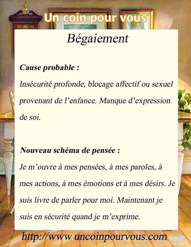 Métaphysique, Bégaiement, http://www.uncoinpourvous.com