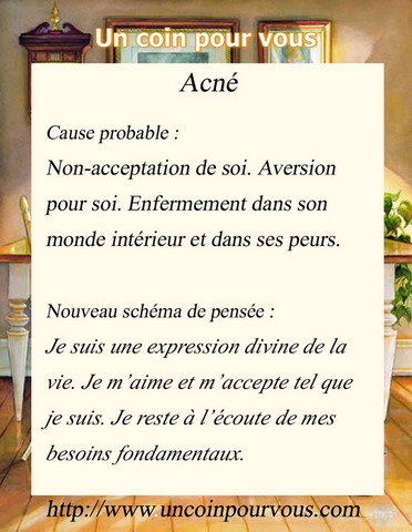 Métaphysique, Acné, http://www.uncoinpourvous.com
